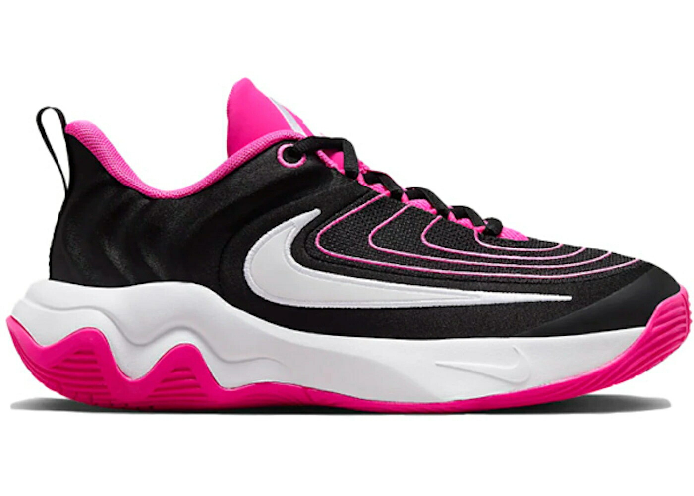 ナイキ レーザー 黒色 ブラック 白色 ホワイト ジュニア キッズ NIKE GIANNIS IMMORTALITY 4 LASER FUCHSIA BLACK (GS) / BLACK LASER FUCHSIA WHITE ベビー マタニティ スニーカー