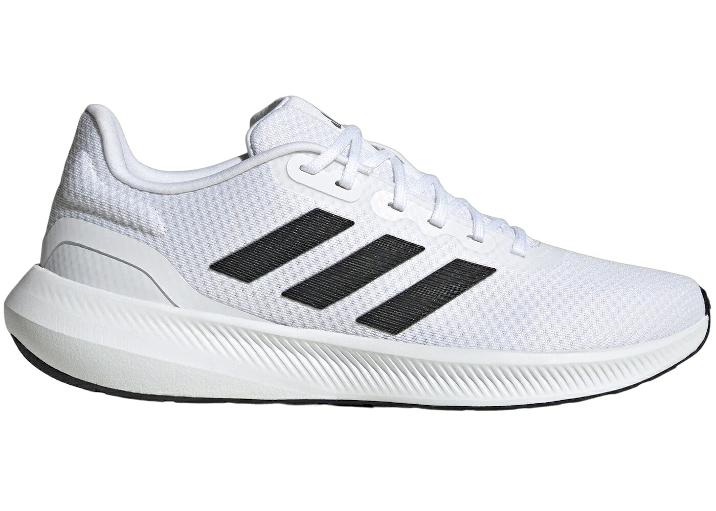 アディダス 白いこと 白いこと 中核グループ 黒いこと 黒いこと スニーカー メンズ ADIDAS RUNFALCON 3 CLOUDFOAM LOW CLOUD WHITE CORE BLACK / CLOUD WHITE CORE BLACK CLOUD