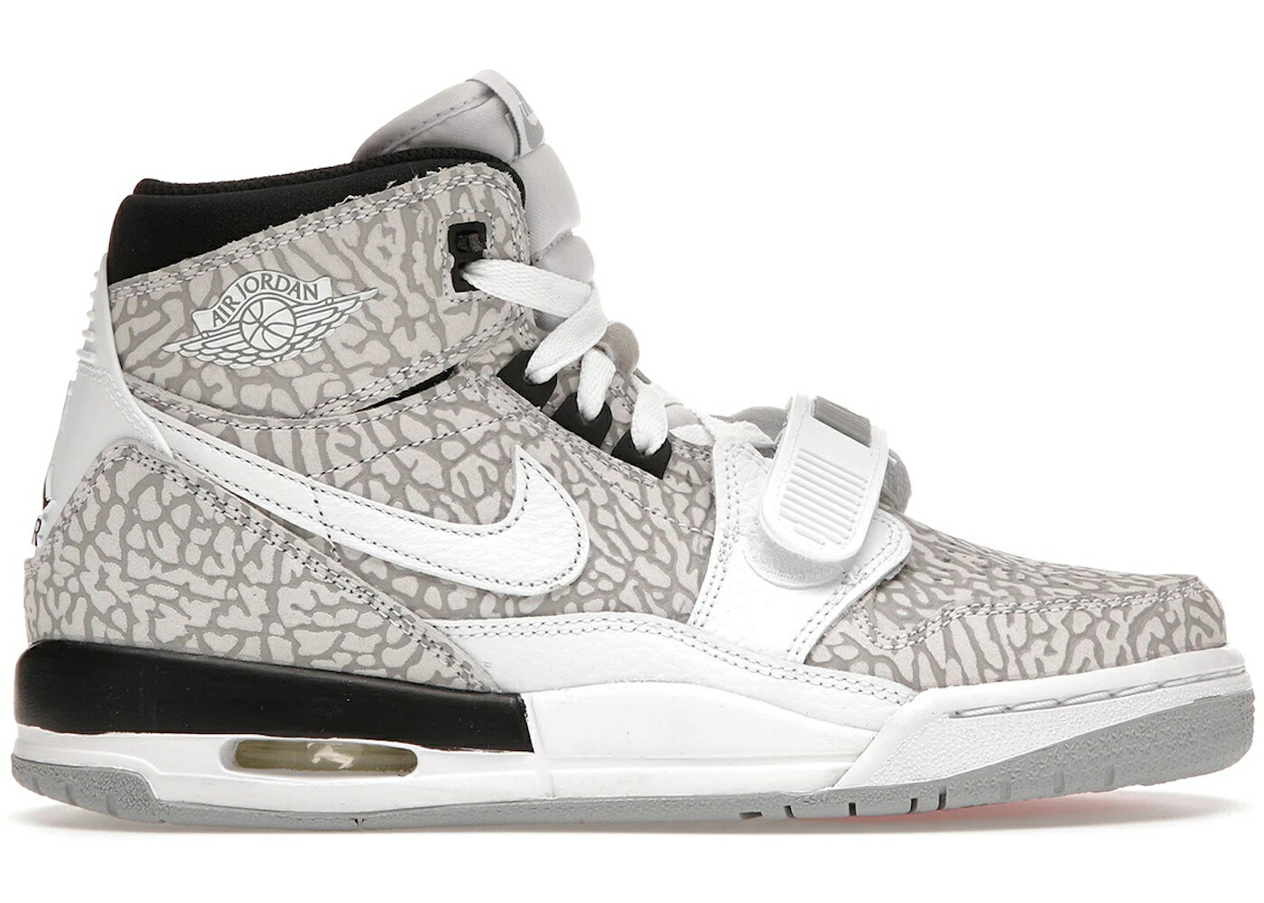 ナイキ ジョーダン レガシー 白色 ホワイト 黒色 ブラック ジュニア キッズ JORDAN LEGACY 312 FLIP (GS) / WHITE BLACK ベビー マタニティ スニーカー