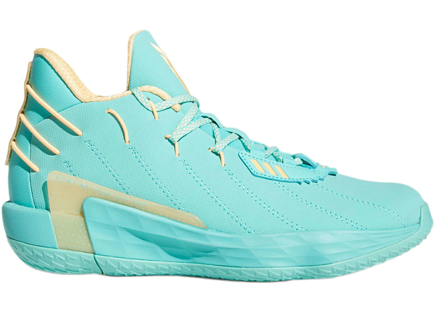 アディダス 橙 オレンジ スニーカー メンズ ADIDAS DAME 7 ACID MINT / ACID MINT ACID ORANGE ACID MINT｜スニケス