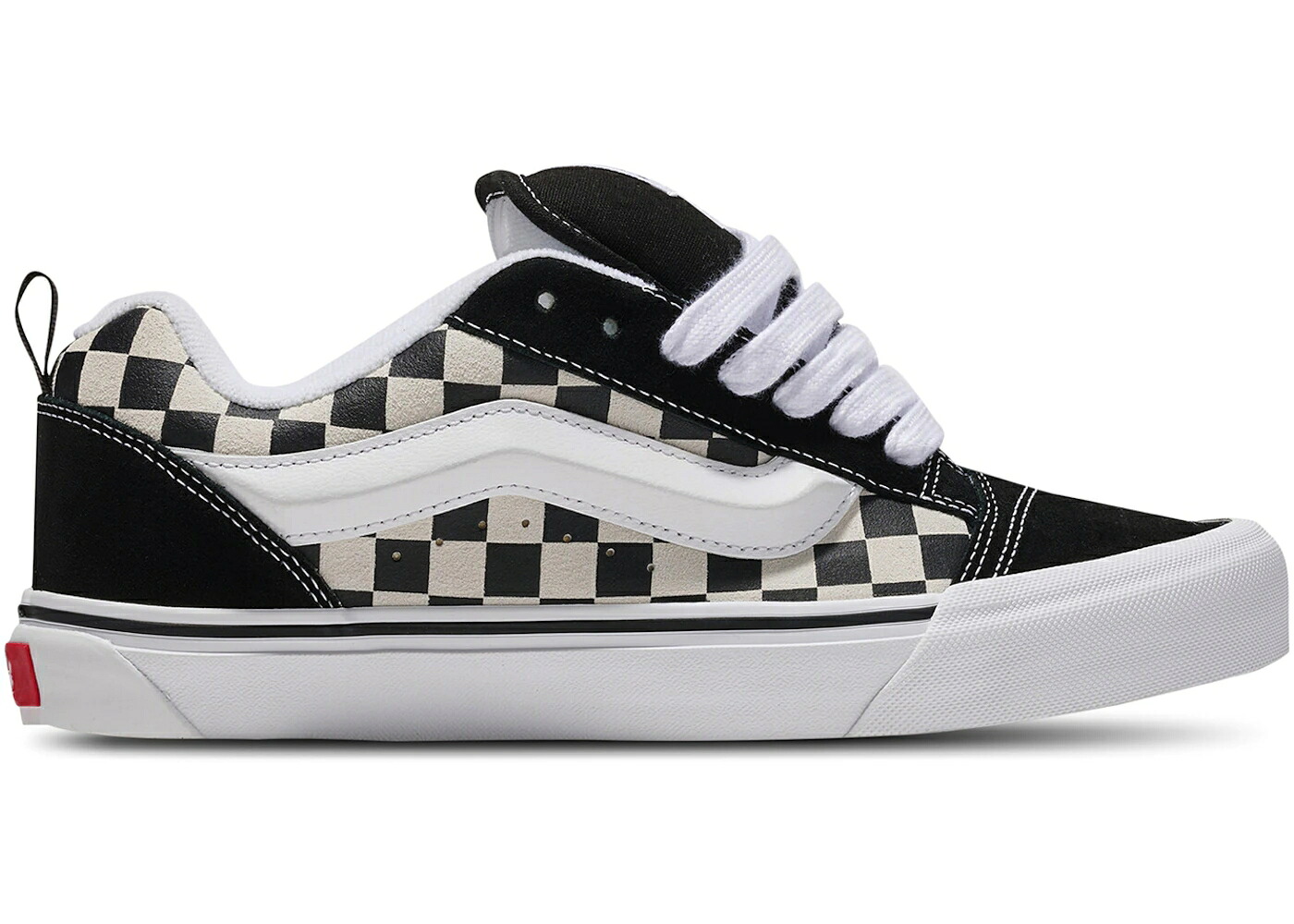 ヴァンズ バンズ 黒色 ブラック 白色 ホワイト スニーカー メンズ VANS KNU SKOOL CHECKERBOARD BLACK WHITE / BLACK WHITE 21,816円