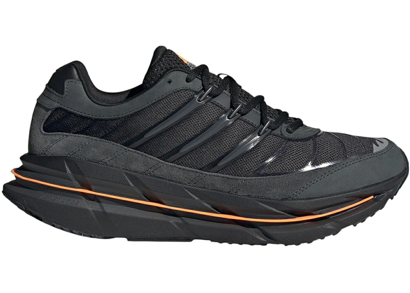 アディダス カーボン 黒色 ブラック クルー 橙 オレンジ コア スニーカー メンズ ADIDAS ADISTAR HRMY CARBON BLACK CREW ORANGE / CARBON CORE BLACK CREW ORANGE