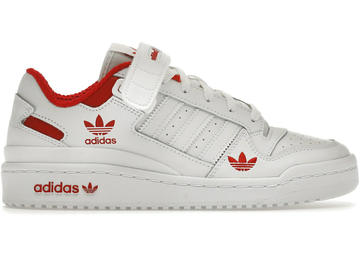 アディダス 討論会 白いこと 白いこと 赤 赤いこと スニーカー メンズ ADIDAS FORUM LOW CLOUD WHITE RED / CLOUD WHITE RED CLOUD WHITE