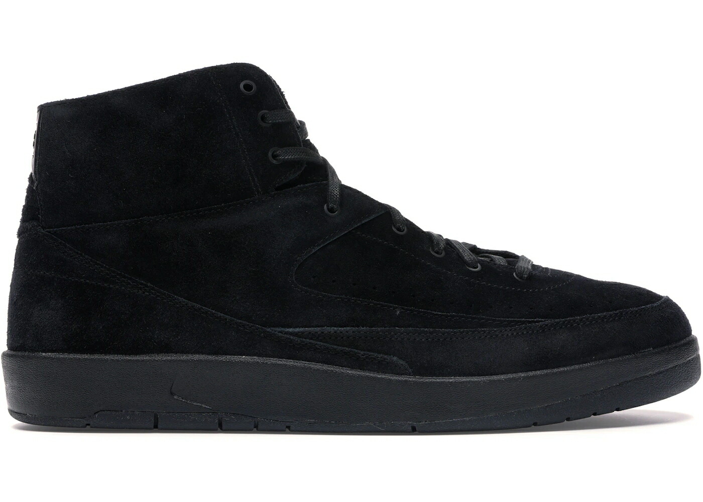ナイキ ジョーダン 黒色 ブラック スニーカー メンズ JORDAN 2 RETRO DECON BLACK / BLACK BLACK