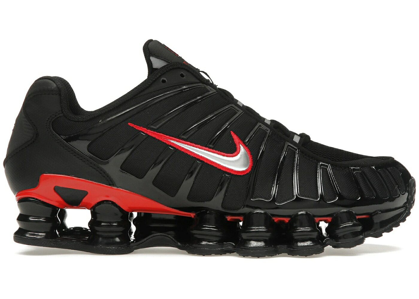 ナイキ ショックス 黒いこと 黒いこと 赤 赤いこと スニーカー メンズ NIKE SHOX TL BLACK UNIVERSITY RED / BLACK UNIVERSITY RED METALLIC