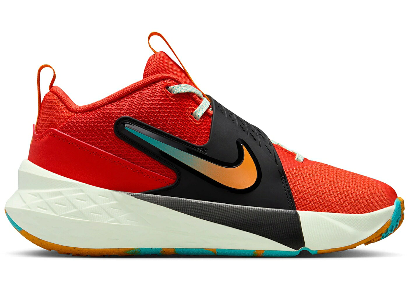 ナイキ チーム 赤 レッド 橙 オレンジ ジュニア キッズ NIKE TEAM HUSTLE D 12 PICANTE RED DUSTY CACTUS VOLT TINT ORANGE PEEL (GS) / PICANTE RED DUSTY CACTUS VOLT ベビー マタニティ スニーカー