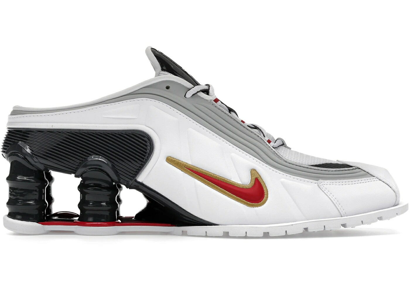 ナイキ ショックス サクラ色 プラチナム 赤 赤いこと 白いこと 白いこと WOMEN\u0027S スニーカー レディース NIKE SHOX MR4 MULE MARTINE ROSE METALLIC PLATINUM VARSITY RED (WOMEN\u0027S) / WHITE VARSITY RED METALLIC