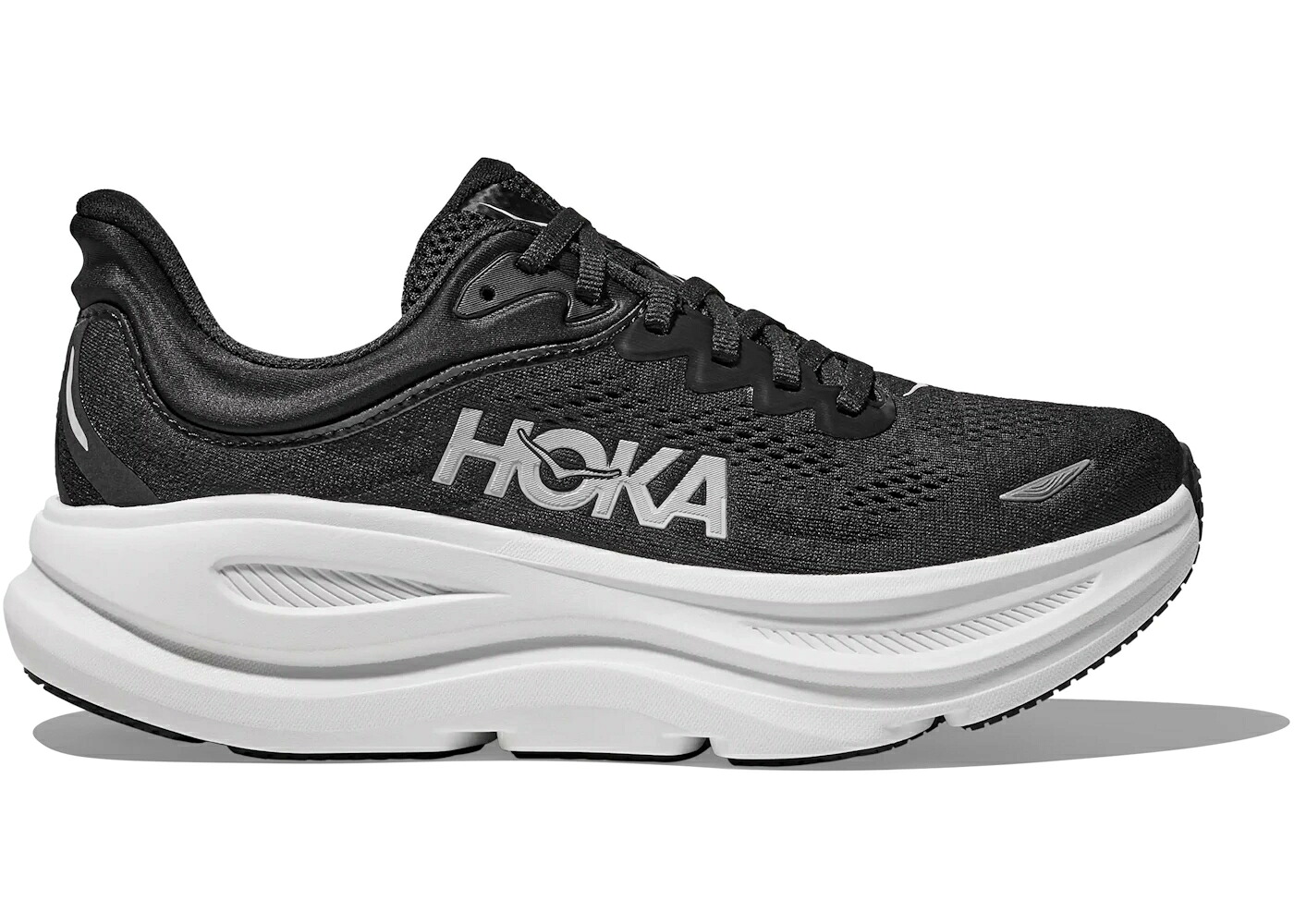ホカオネオネ 黒いこと 黒いこと 白いこと 白いこと WOMEN\u0027S スニーカー レディース HOKA ONE ONE HOKA ONE BONDI 9 BLACK WHITE (WOMEN\u0027S) / BLACK WHITE