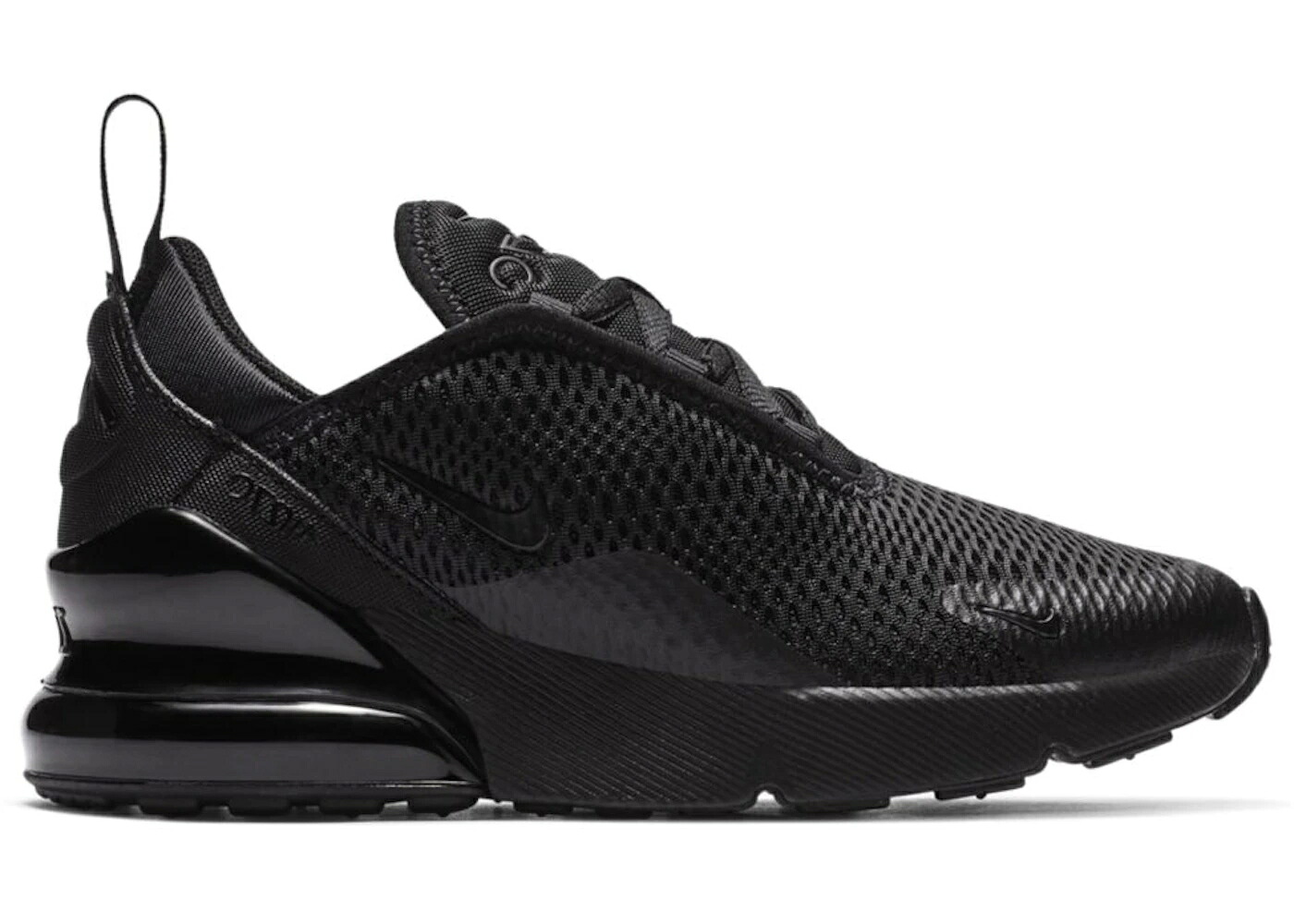 ナイキ マックス 黒色 ブラック エアマックス ジュニア キッズ NIKE AIR MAX 270 TRIPLE BLACK (PS) / BLACK BLACK BLACK ベビー マタニティ スニーカー|スニケス