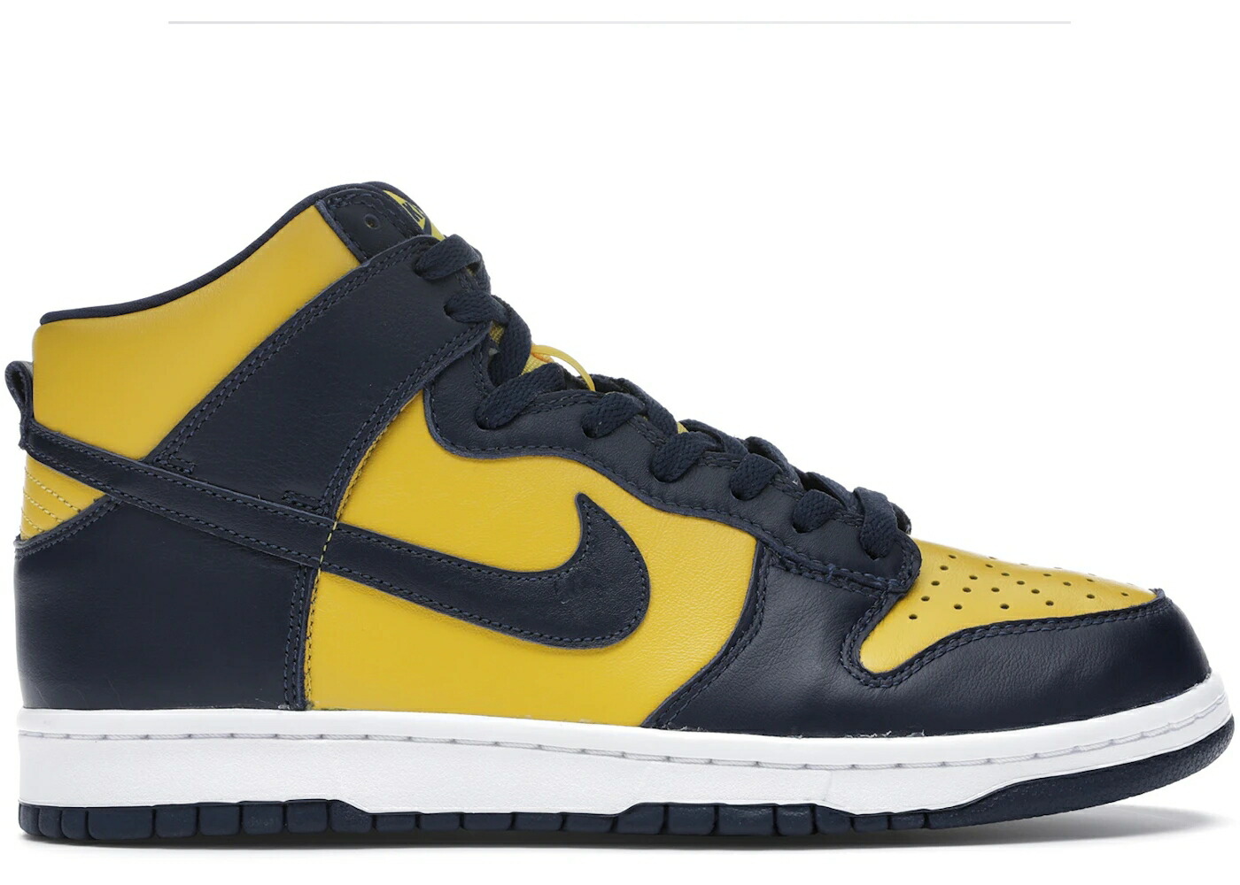 ナイキ ダンク ハイ ミシガン 紺色 ネイビー ダンクハイ スニーカー メンズ NIKE DUNK HIGH MICHIGAN (2020) / VARSITY MAIZE MIDNIGHT NAVY