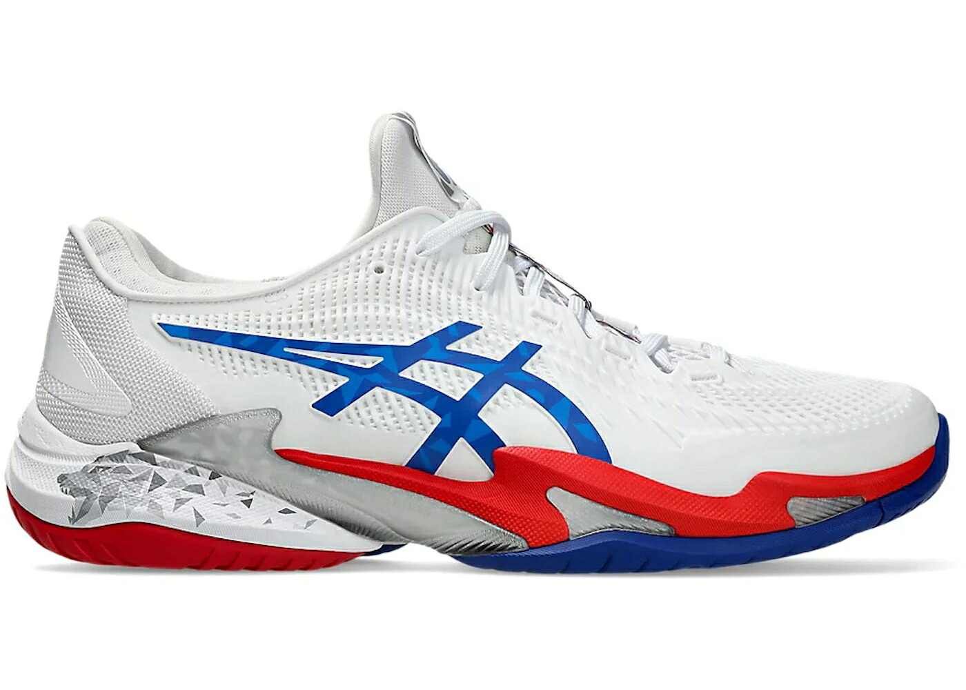 アシックス コート 白色 ホワイト 青色 ブルー スニーカー メンズ ASICS COURT FF 3 NOVAK PARIS / WHITE ASICS BLUE｜スニケス