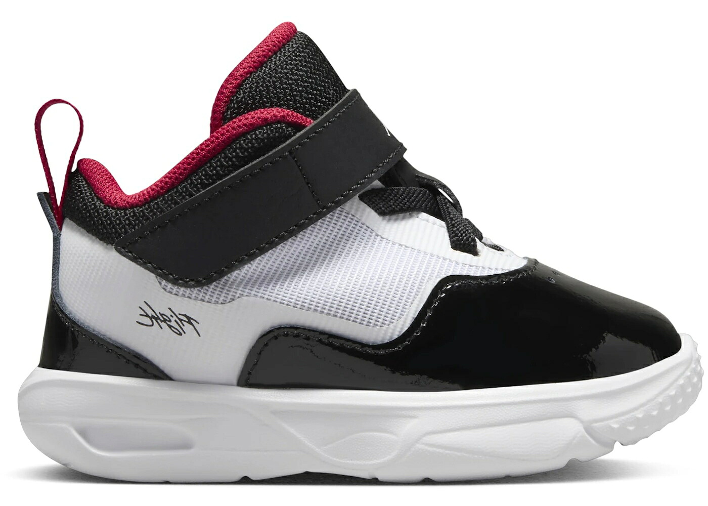 ナイキ ジョーダン 白色 ホワイト 赤 レッド 黒色 ブラック ジュニア キッズ JORDAN STAY LOYAL 3 WHITE GYM RED BLACK (TD) / WHITE GYM RED BLACK｜スニケス