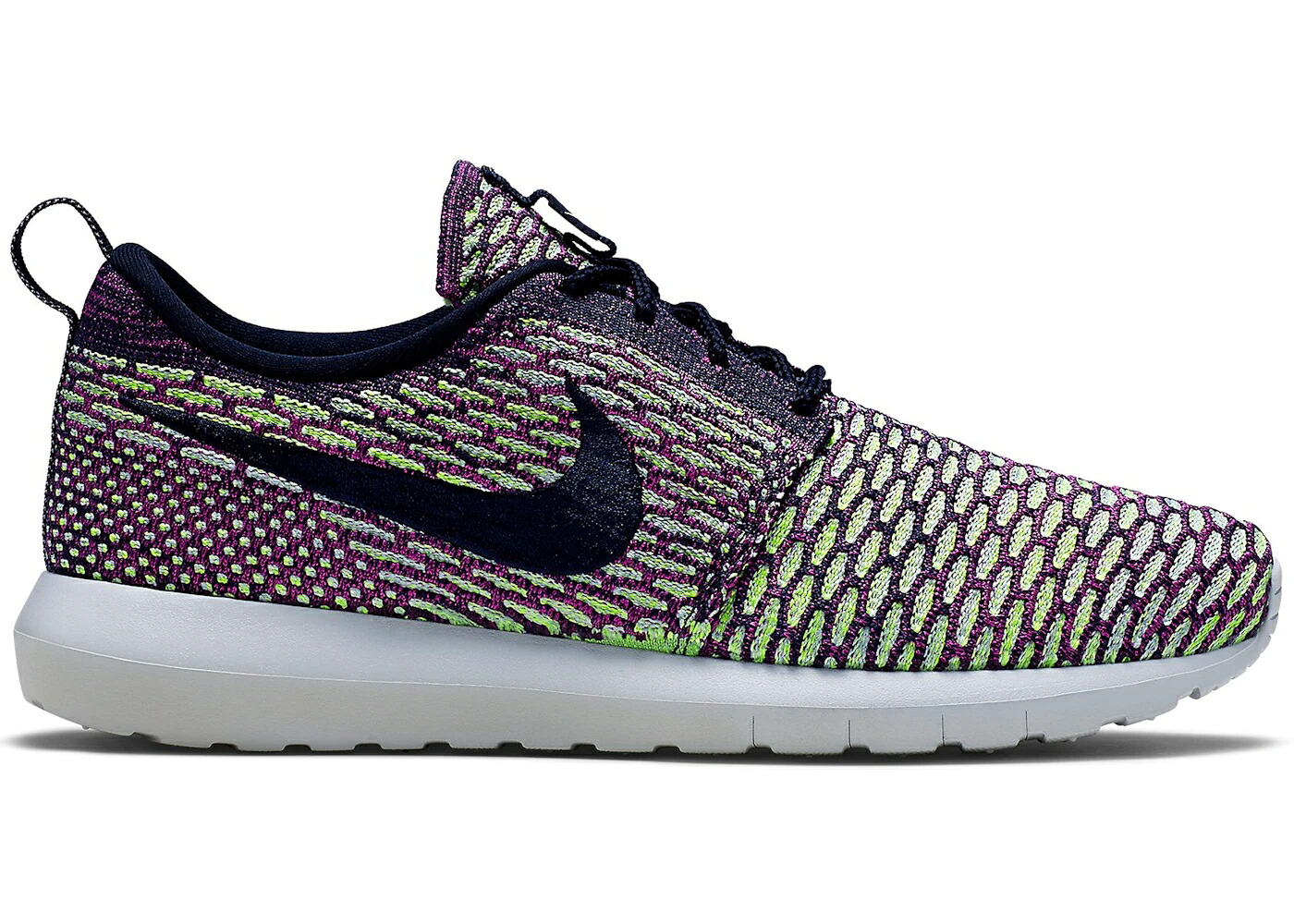 ナイキ 飛球編み物 ローシワン スニーカー メンズ NIKE ROSHE ONE NM FLYKNIT DARK OBSIDIAN FUCHSIA FLASH / DARK OBSIDIAN DARK OBSIDIAN