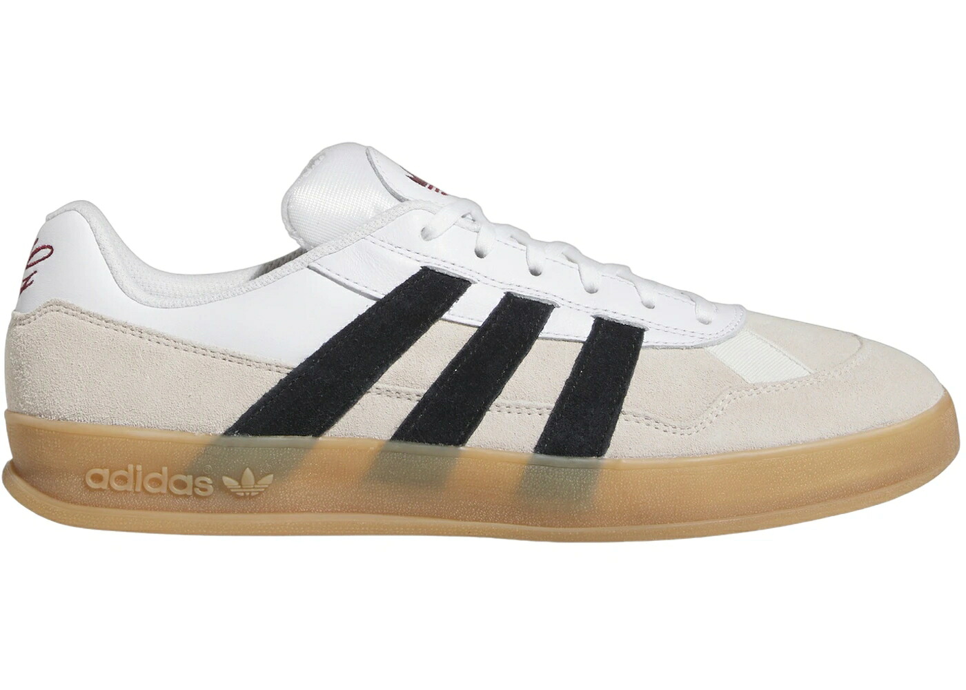 アディダス アロハ 白色 ホワイト コア 黒色 ブラック スニーカー メンズ ADIDAS ALOHA SUPER CLOUD WHITE CORE BLACK GUM / CLOUD WHITE CORE BLACK GUM