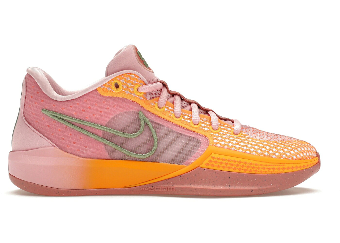 ナイキ さくら色 緑 緑であること WOMEN\u0027S スニーカー レディース NIKE SABRINA 1 ROOTED (WOMEN\u0027S) / MEDIUM SOFT PINK OIL GREEN TOTAL 靴-レディース靴