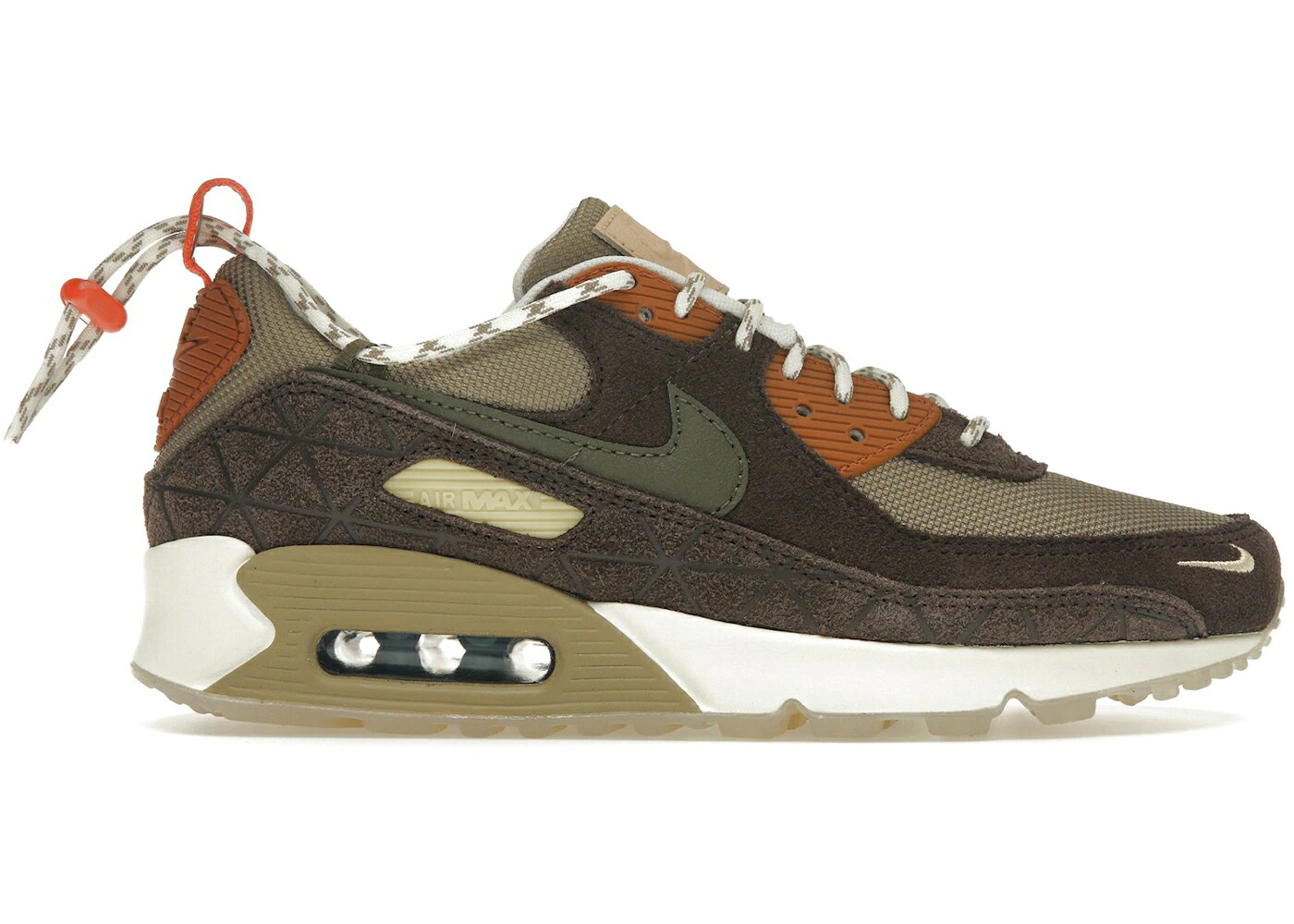 ナイキ マックス カーキ オリーブ 赤銅色 赤銅色 エア湖マックス WOMEN\u0027S スニーカー レディース NIKE AIR MAX 90 SE LACE TOGGLE (WOMEN\u0027S) / KHAKI MEDIUM OLIVE BAROQUE BROWN