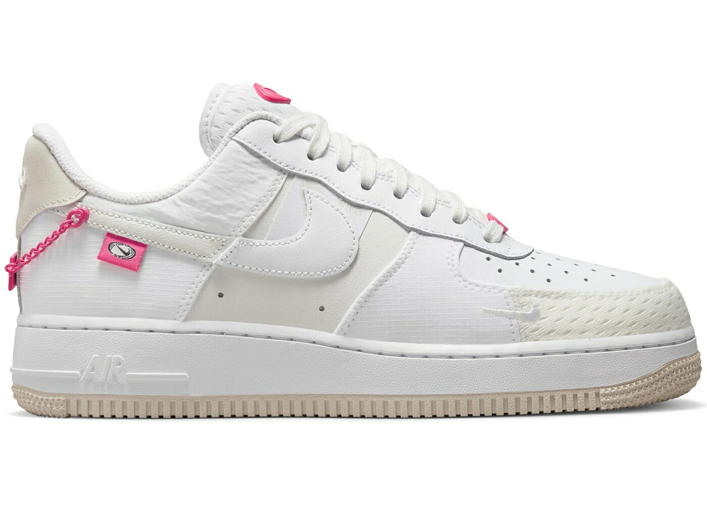 ナイキ ピンク 白色 ホワイト エアフォース '07 WOMEN'S スニーカー レディース NIKE AIR FORCE 1 LOW LX PINK BLING (WOMEN'S) / SUMMIT WHITE WHITE STRING HYPER|スニケス