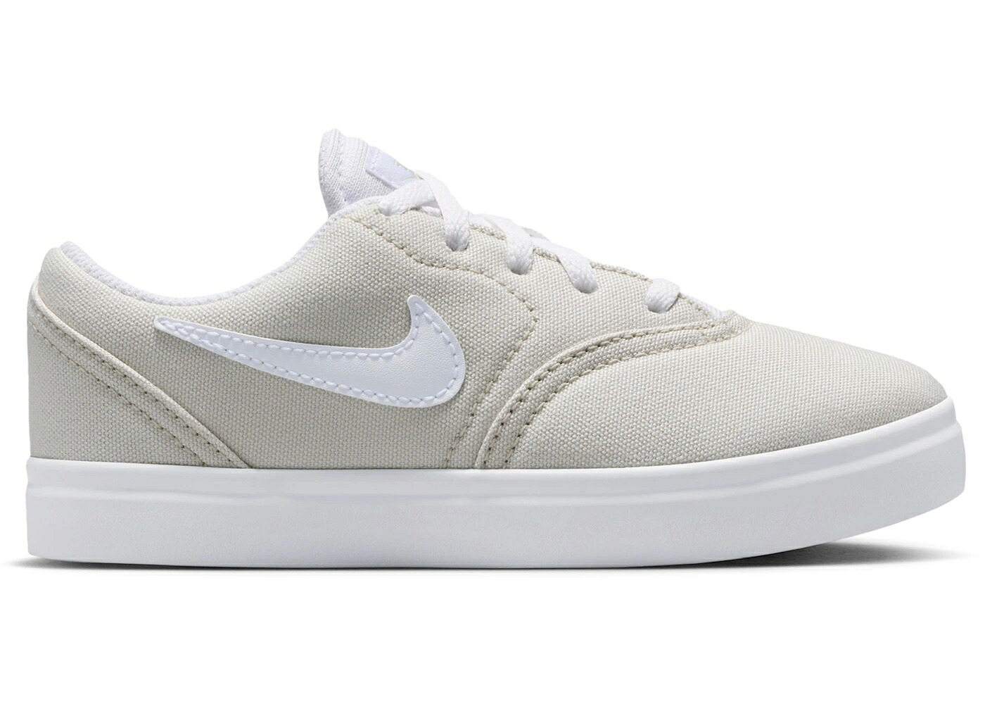 ナイキ エスビー 白色 ホワイト ジュニア キッズ NIKE SB CHECK CANVAS LIGHT BONE WHITE (PS) / LIGHT BONE WHITE ベビー マタニティ スニーカー