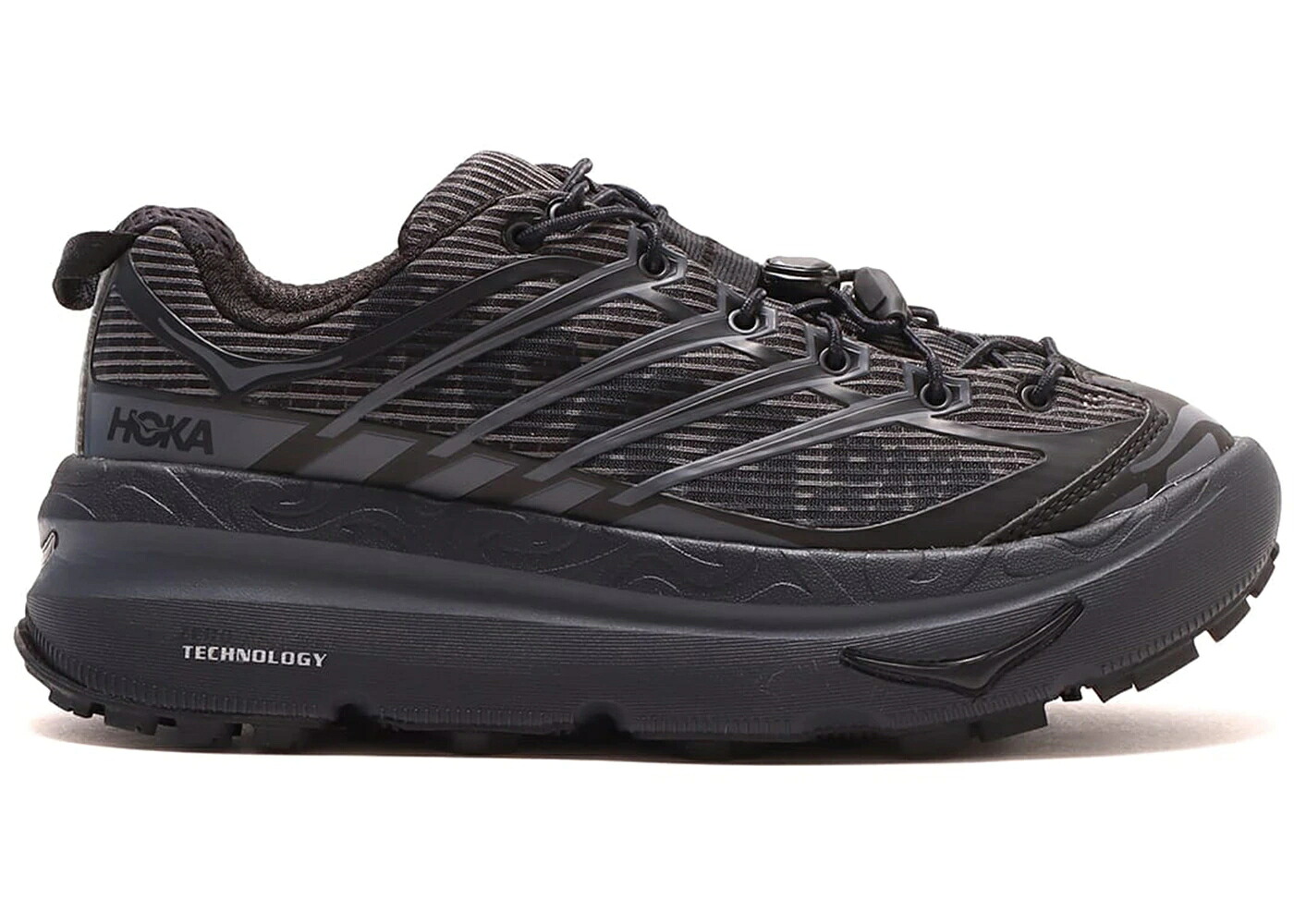 ホカオネオネ 黒いこと 黒いこと スニーカー ユニ一発やる HOKA ONE ONE HOKA ONE MAFATE ORIGINS BLACK (ALL GENDER) / BLACK BLACK メンズ
