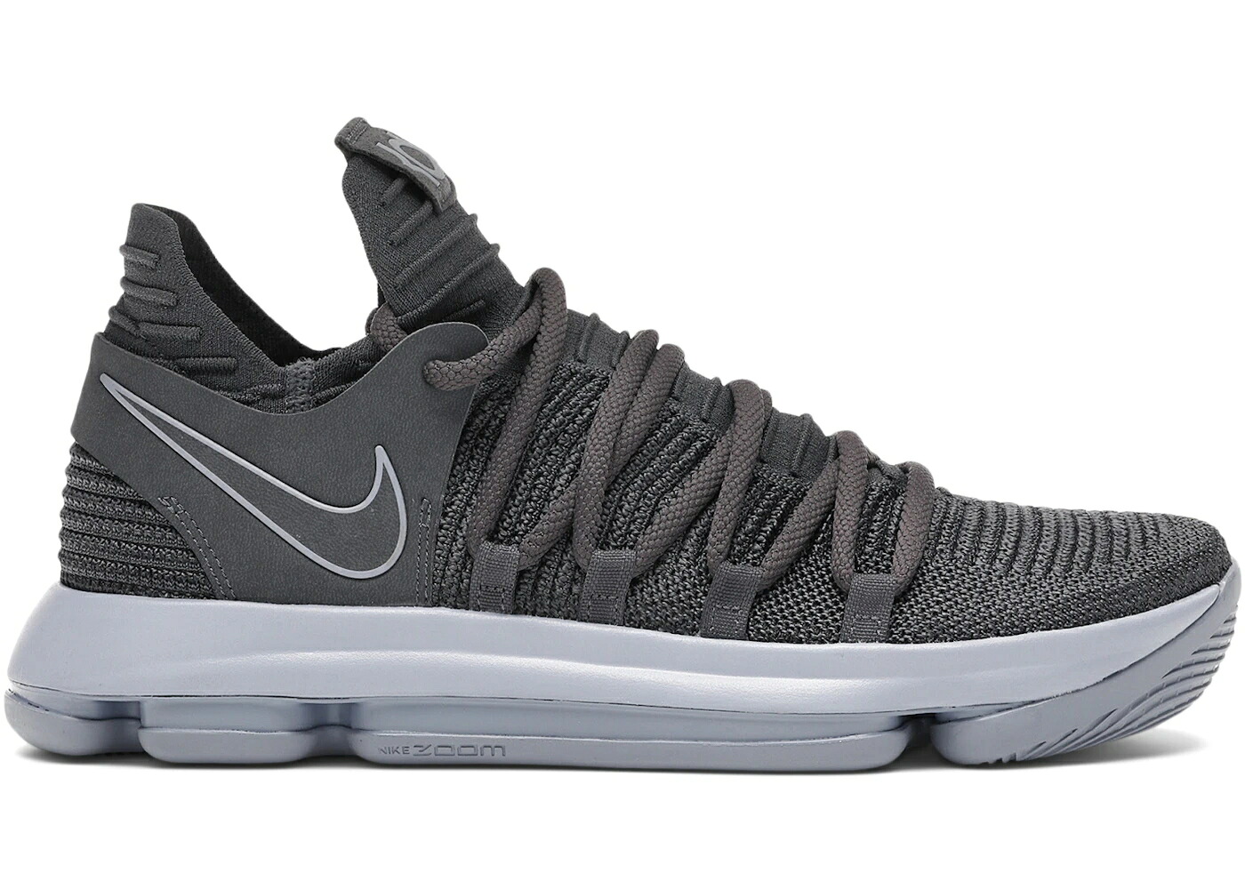 ナイキ 灰色 グレー 銀色 シルバー スニーカー メンズ NIKE KD 10 DARK GREY / DARK GREY REFLECT SILVER