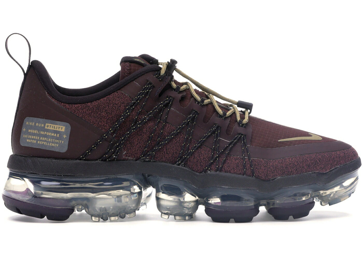 ナイキ 幽客 ぶどう酒色 バーガンディー ゴールド エアヴェイパーマックス WOMEN\u0027S スニーカー レディース NIKE AIR VAPORMAX RUN UTILITY BURGUNDY CRUSH (WOMEN\u0027S) / BURGUNDY CRUSH METALLIC GOLD