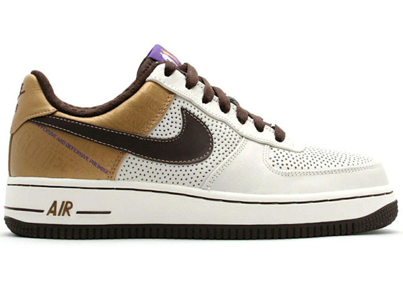 ナイキ 茶色 ブラウン エアフォース ジュニア キッズ NIKE AIR FORCE 1 LOW GSBY COOPER (GS) / SAIL BAROQUE BROWN METALLIC ベビー マタニティ スニーカー