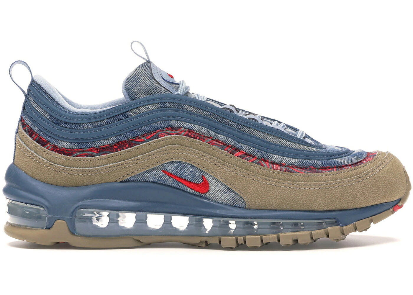 ナイキ マックス ワイルド ベージュ 赤 レッド エアマックス ジュニア キッズ NIKE AIR MAX 97 WILD WEST (GS) / PARACHUTE BEIGE UNIVERSITY RED ベビー マタニティ スニーカー|スニケス