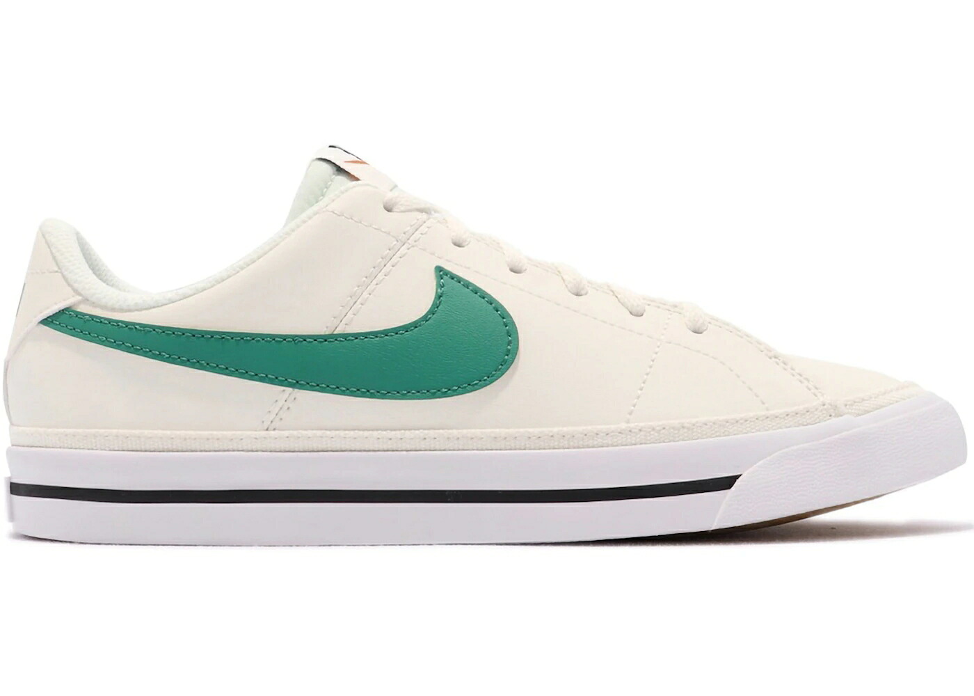 ナイキ コート レガシー 緑 グリーン 黒色 ブラック 茶色 ブラウン ジュニア キッズ NIKE COURT LEGACY SAIL GREEN NOISE (GS) / SAIL BLACK GUM LIGHT BROWN GREEN ベビー マタニティ スニーカー