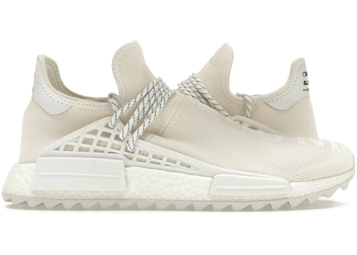 アディダス クリーム 白色 ホワイト スニーカー メンズ ADIDAS HUMAN RACE NMD PHARRELL BLANK CANVAS / CREAM WHITE RUNNING WHITE