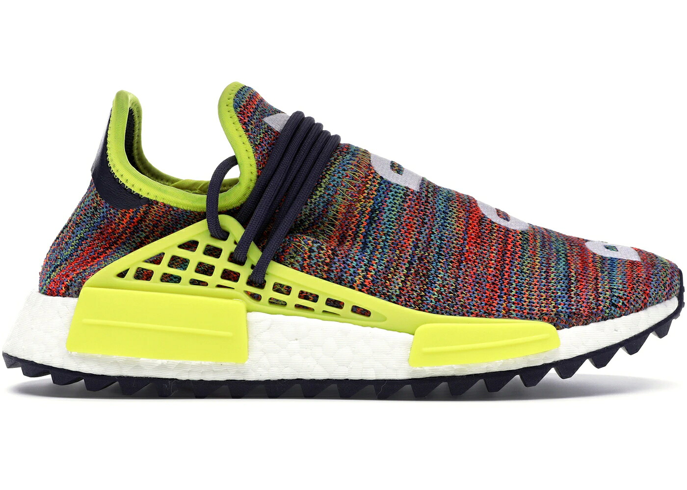 アディダス 黄味がかった 黄色 スニーカー メンズ ADIDAS HUMAN RACE NMD PHARRELL MULTI-COLOR / NOBLE INK BOLD YELLOW FOOTWEAR