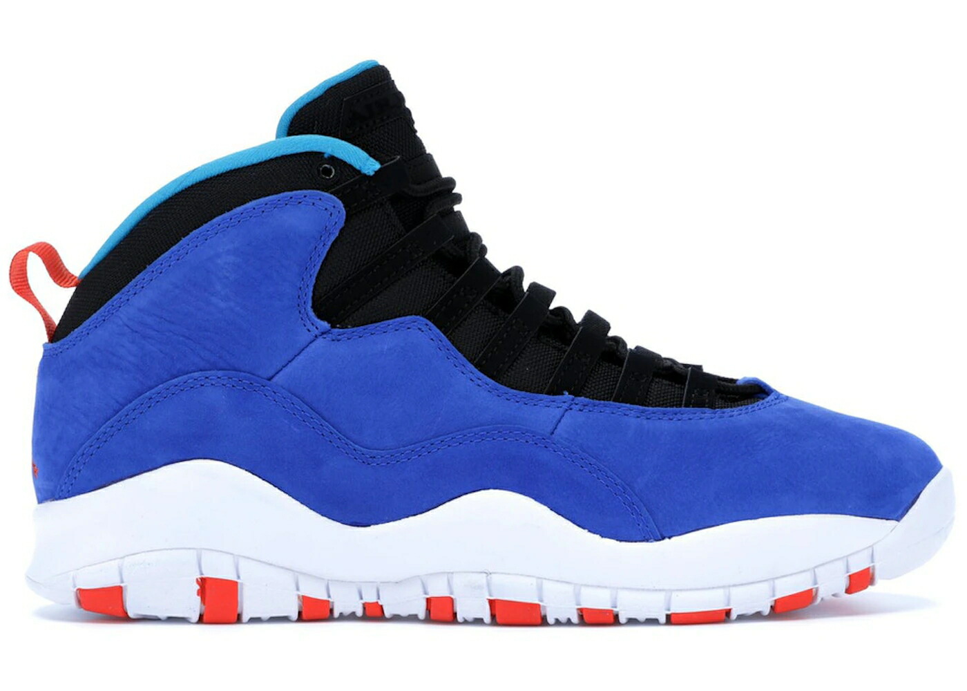 ナイキ ジョーダン 青み 青色 野球クラブ 橙 オレンジ色 黒いこと 黒いこと スニーカー メンズ JORDAN 10 RETRO TINKER / RACER BLUE TEAM ORANGE BLACK