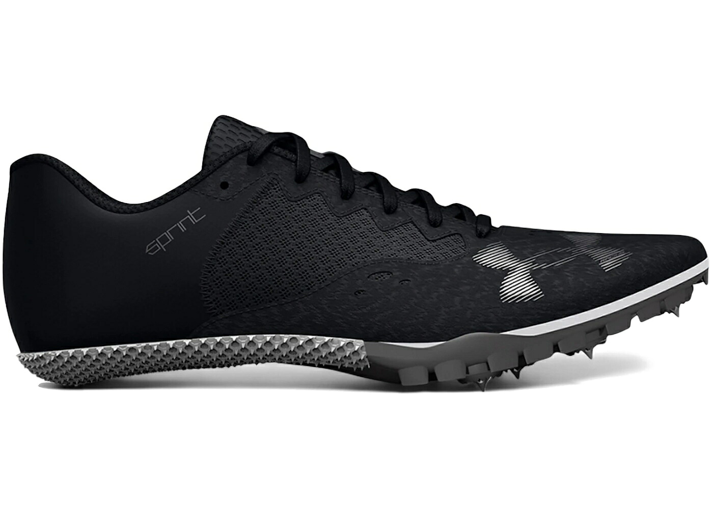 蹴りつける 黒いこと 黒いこと 白いこと 白いこと アンダーアーマー スニーカー メンズ UNDER ARMOUR UNDER ARMOUR KICK SPRINT 4 BLACK WHITE / BLACK WHITE