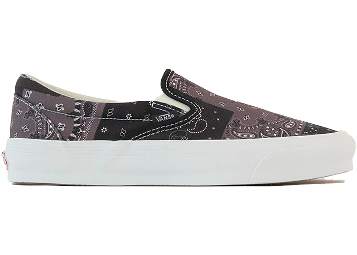 ヴァンズ バンズ スリッポン ナイト爵 スニーカー メンズ VANS SLIP-ON KITH 10TH ANNIVERSARY MOONLESS NIGHT BANDANA / BANDANA MOONLESS NIGHT