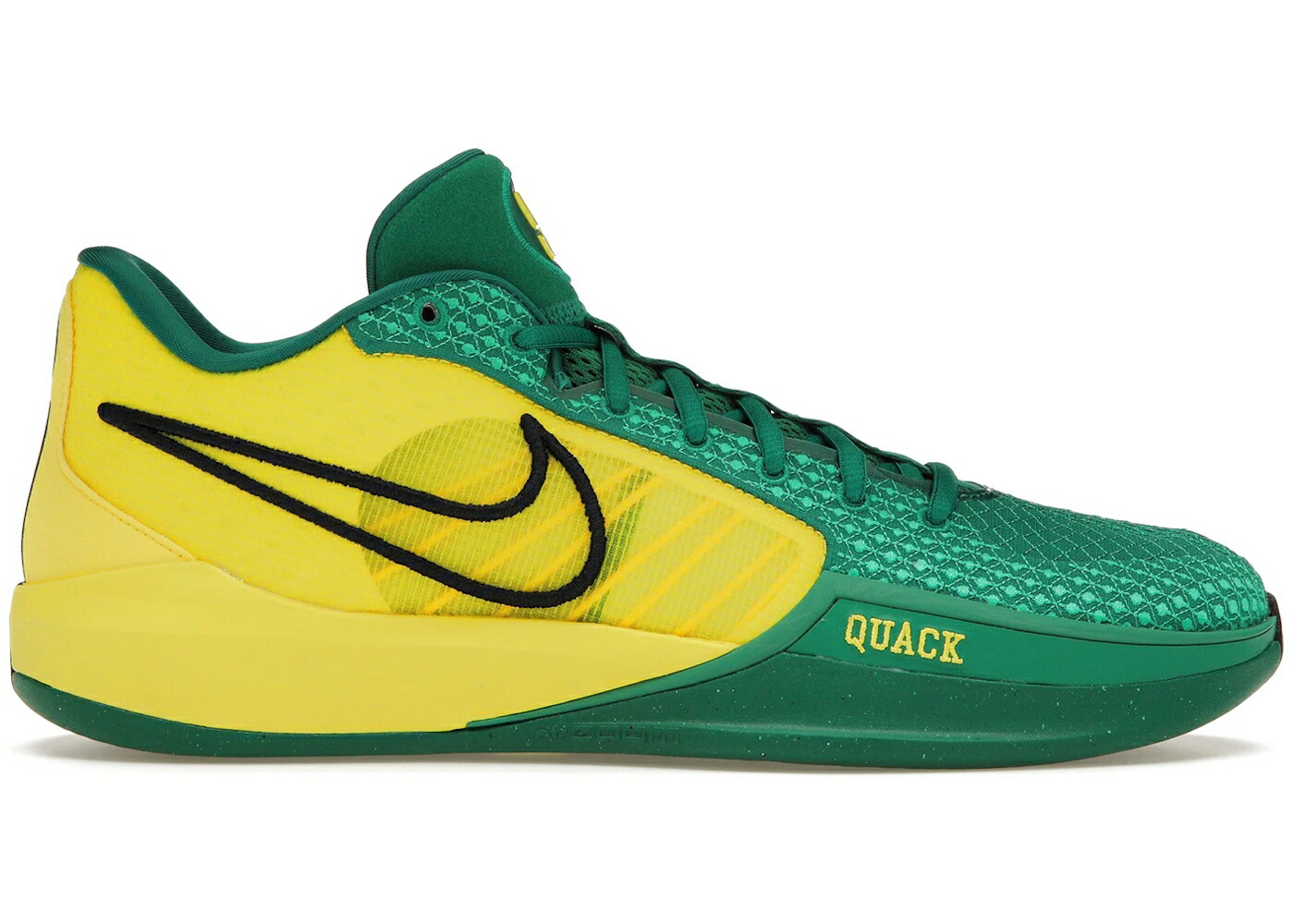 ナイキ ビーバーの州 ダックス 黒いこと 黒いこと WOMEN\u0027S スニーカー レディース NIKE SABRINA 1 OREGON DUCKS (WOMEN\u0027S) / MALACHITE BLACK LIGHTENING 靴-レディース靴-スニーカー