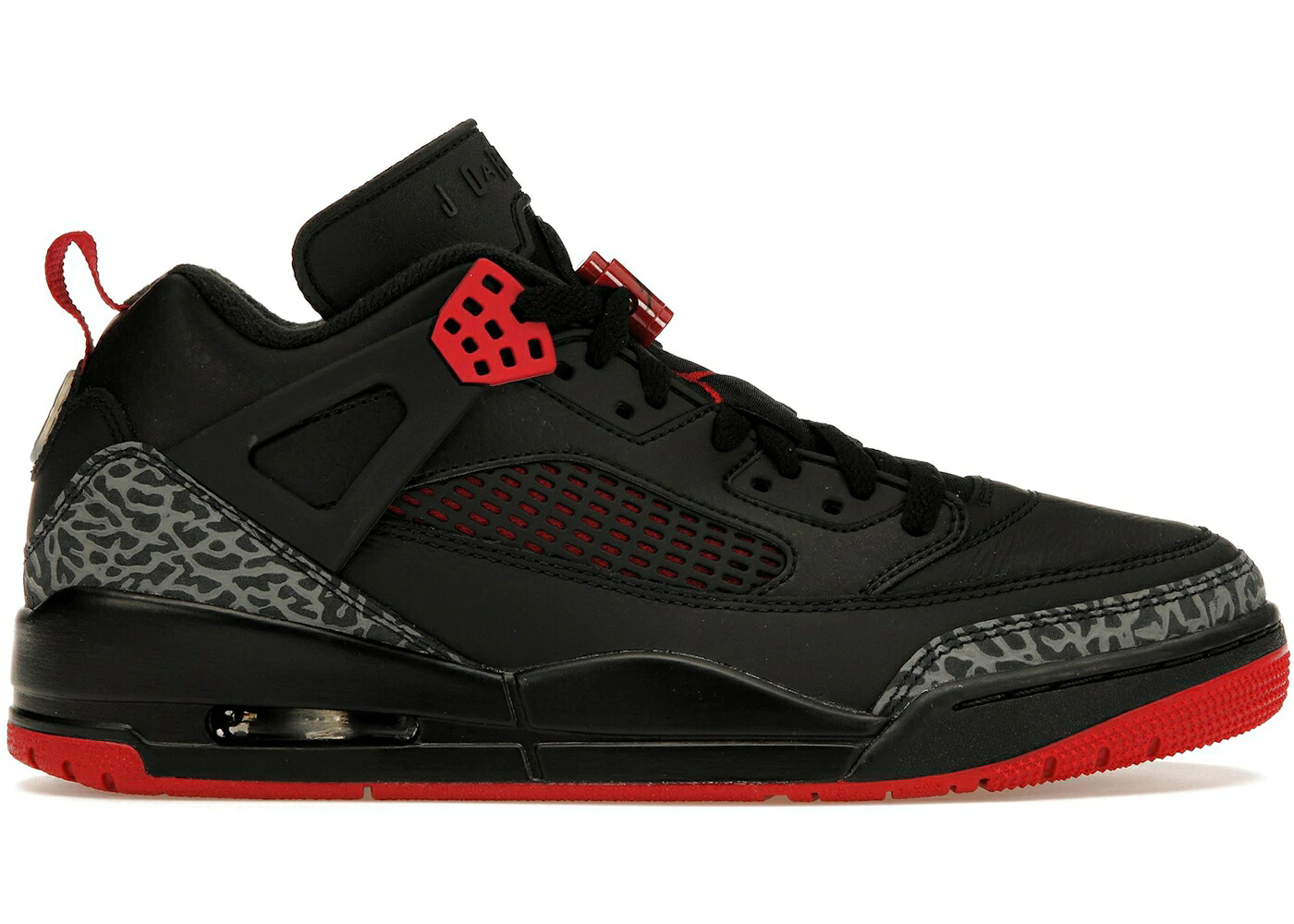 ナイキ ジョーダン 黒いこと 黒いこと 赤 赤いこと 冷やりとした 薄墨色 薄墨色 スニーカー メンズ JORDAN SPIZIKE LOW BRED / BLACK GYM RED COOL GREY SAIL 靴-メンズ靴