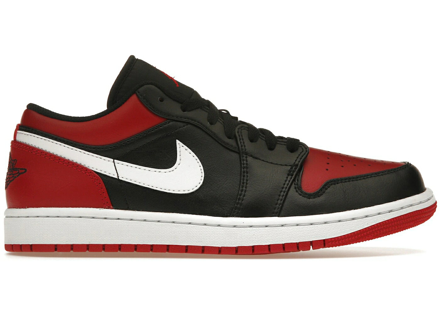 ナイキ ジョーダン 黒色 ブラック 白色 ホワイト 赤 レッド スニーカー メンズ JORDAN 1 LOW ALTERNATE BRED TOE / BLACK WHITE GYM RED