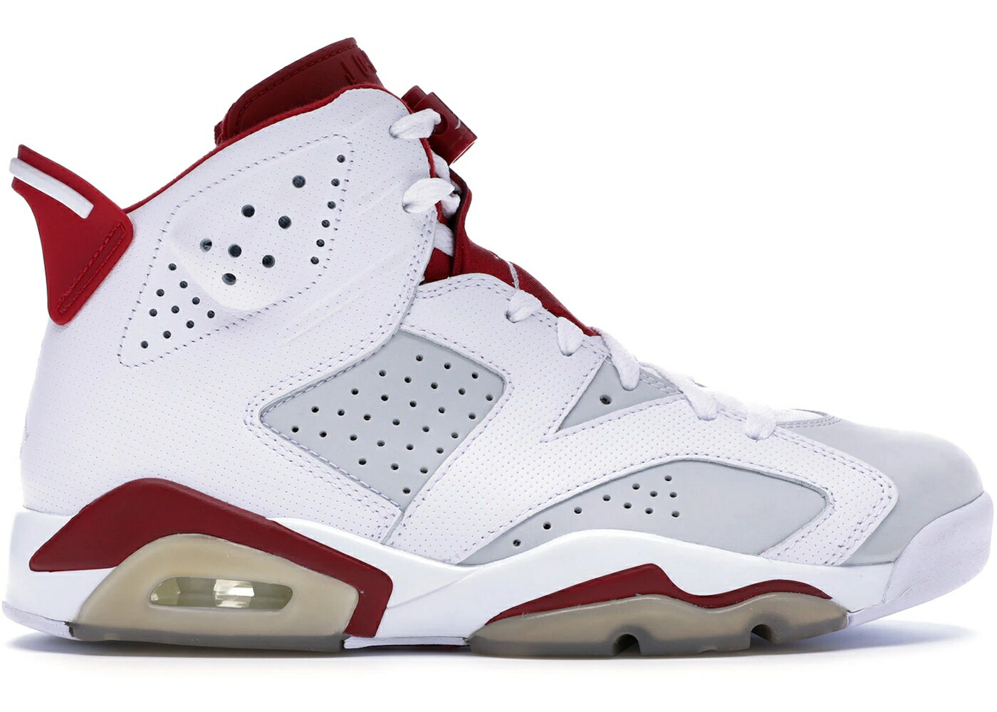 ナイキ ジョーダン 白いこと 白いこと 赤 赤いこと 純然たる プラチナム スニーカー メンズ JORDAN 6 RETRO ALTERNATE HARE / WHITE GYM RED PURE PLATINUM