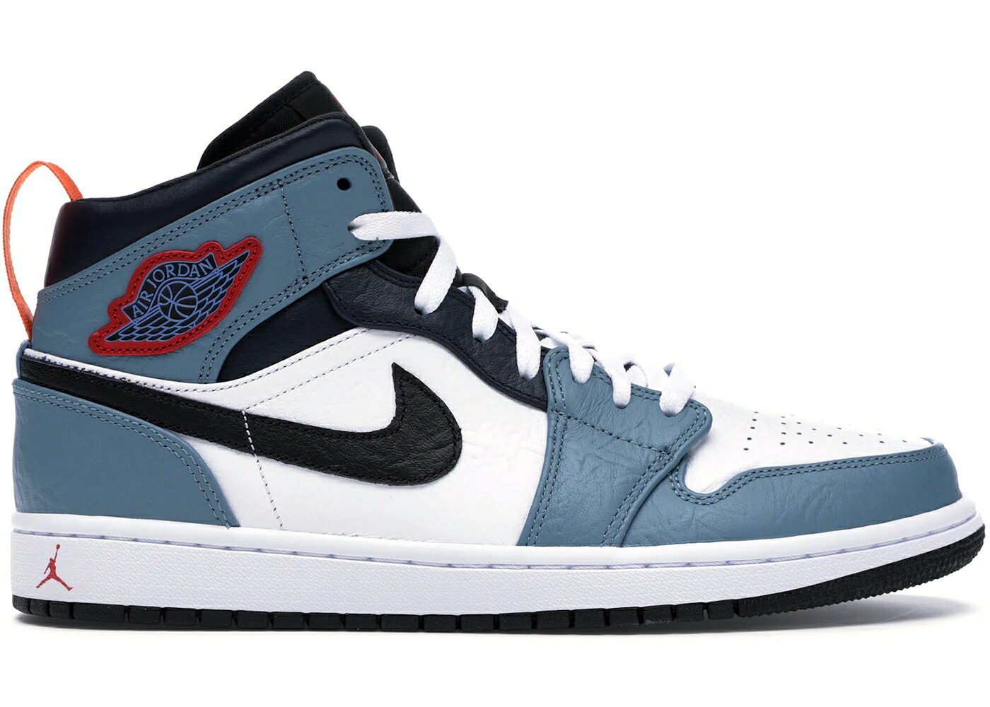 ナイキ ジョーダン ミッド 白いこと 白いこと 黒いこと 黒いこと スニーカー メンズ JORDAN 1 MID FEARLESS FACETASM / WHITE BLACK CELESTIAL TEAL DARK