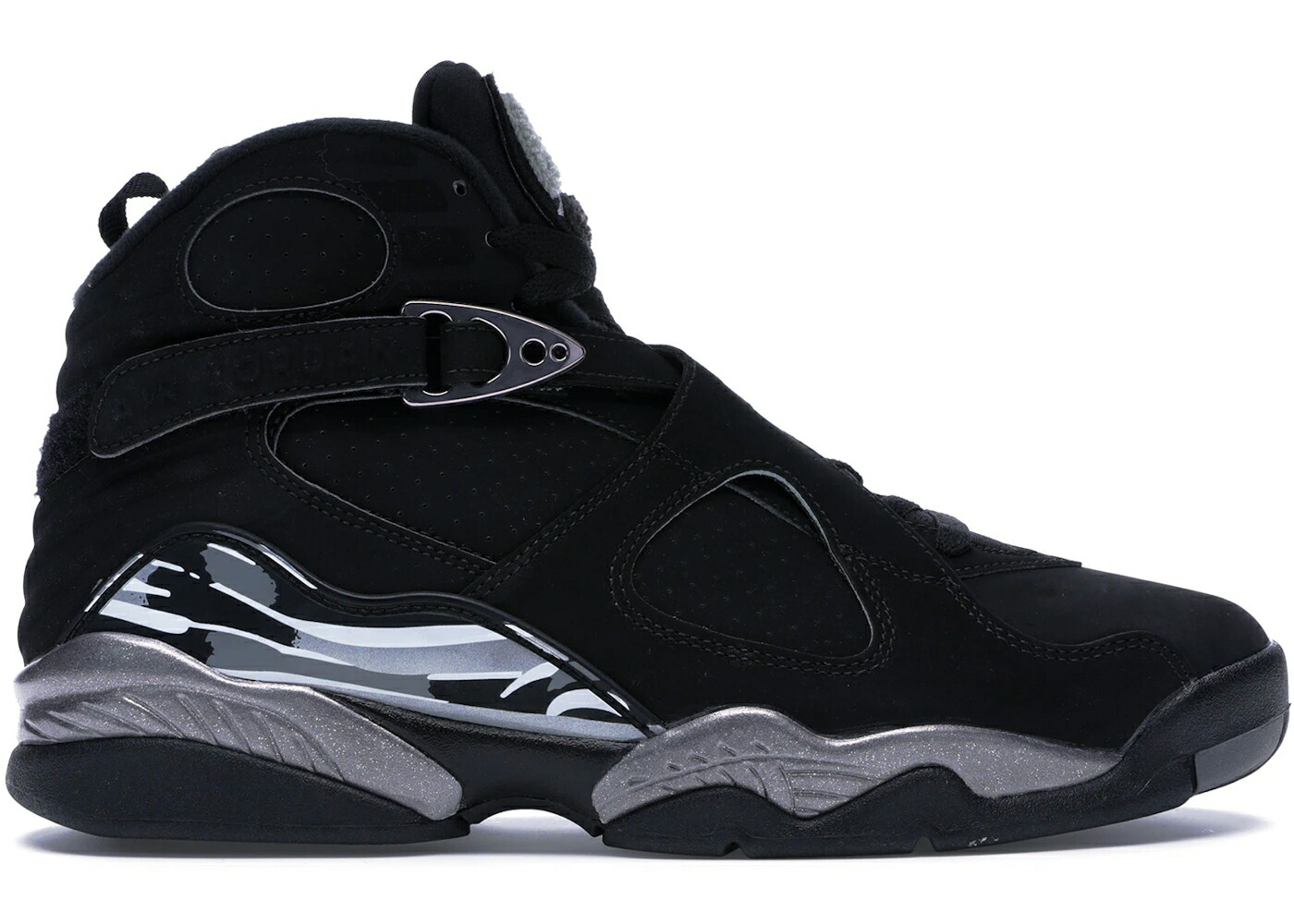 ナイキ ジョーダン 黒いこと 黒いこと 白いこと 白いこと スニーカー メンズ JORDAN 8 RETRO CHROME (2015) / BLACK WHITE LIGHT GRAPHITE