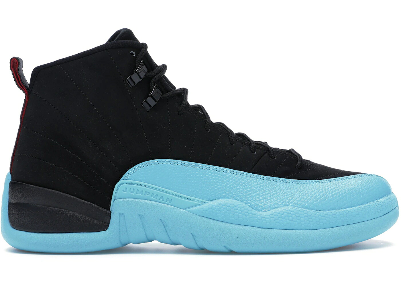 ナイキ ジョーダン 青味 青み 黒いこと 黒いこと 赤 赤いこと スニーカー メンズ JORDAN 12 RETRO GAMMA BLUE / BLACK GYM RED GAMMA BLUE