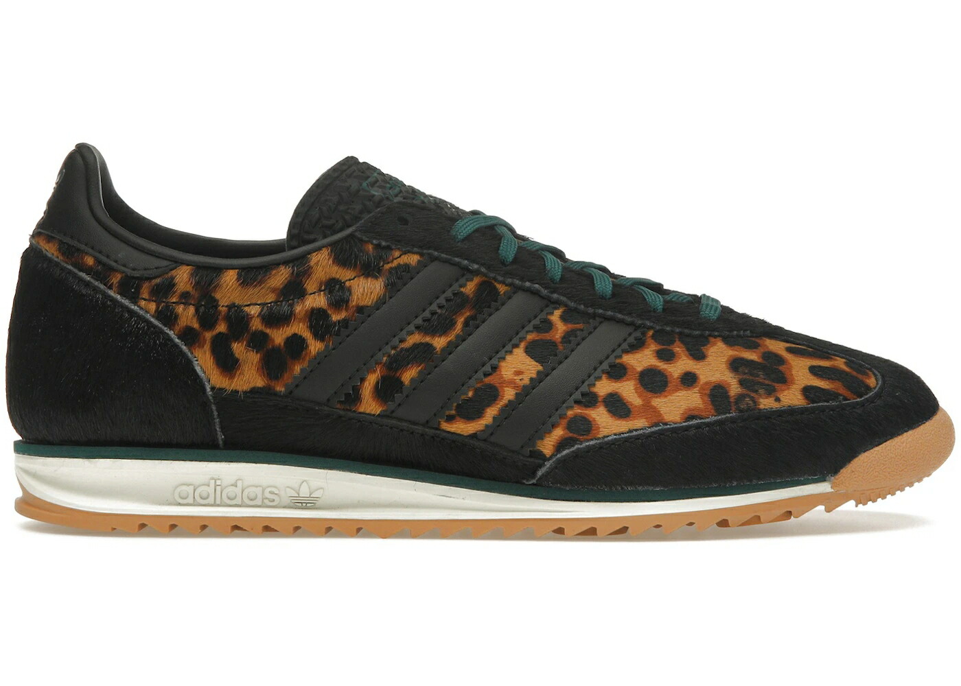 アディダス ヒョウ柄 レオパード 緑 グリーン コア 黒色 ブラック 白色 ホワイト WOMEN'S スニーカー レディース ADIDAS SL 72 OG LEOPARD PRINT COLLEGIATE GREEN (WOMEN'S) / CORE BLACK OFF WHITE COLLEGIATE