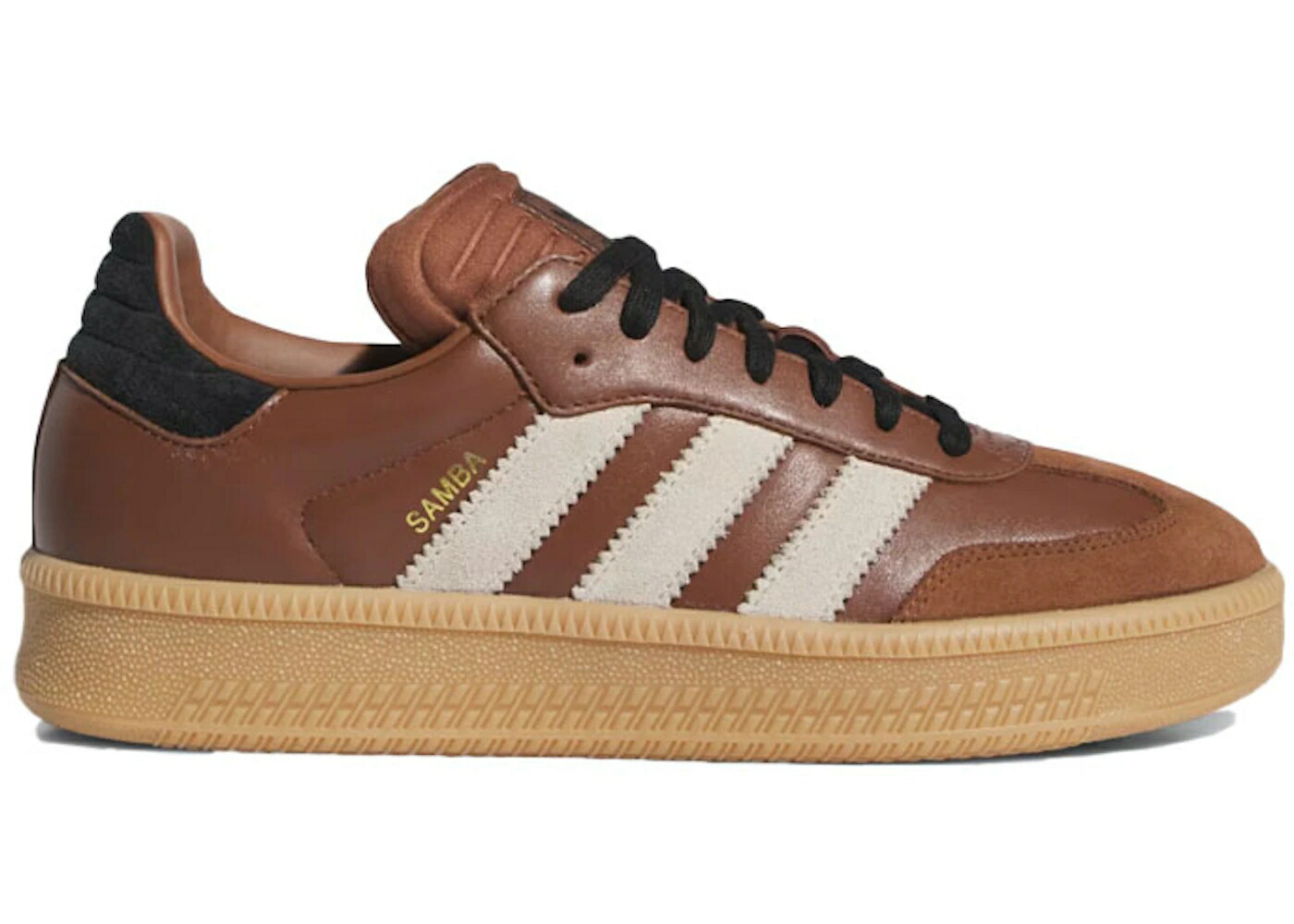 アディダス サンバ 茶色 ブラウン ベージュ スニーカー メンズ ADIDAS SAMBA XLG PRELOVED BROWN / PRELOVED BROWN WONDER BEIGE