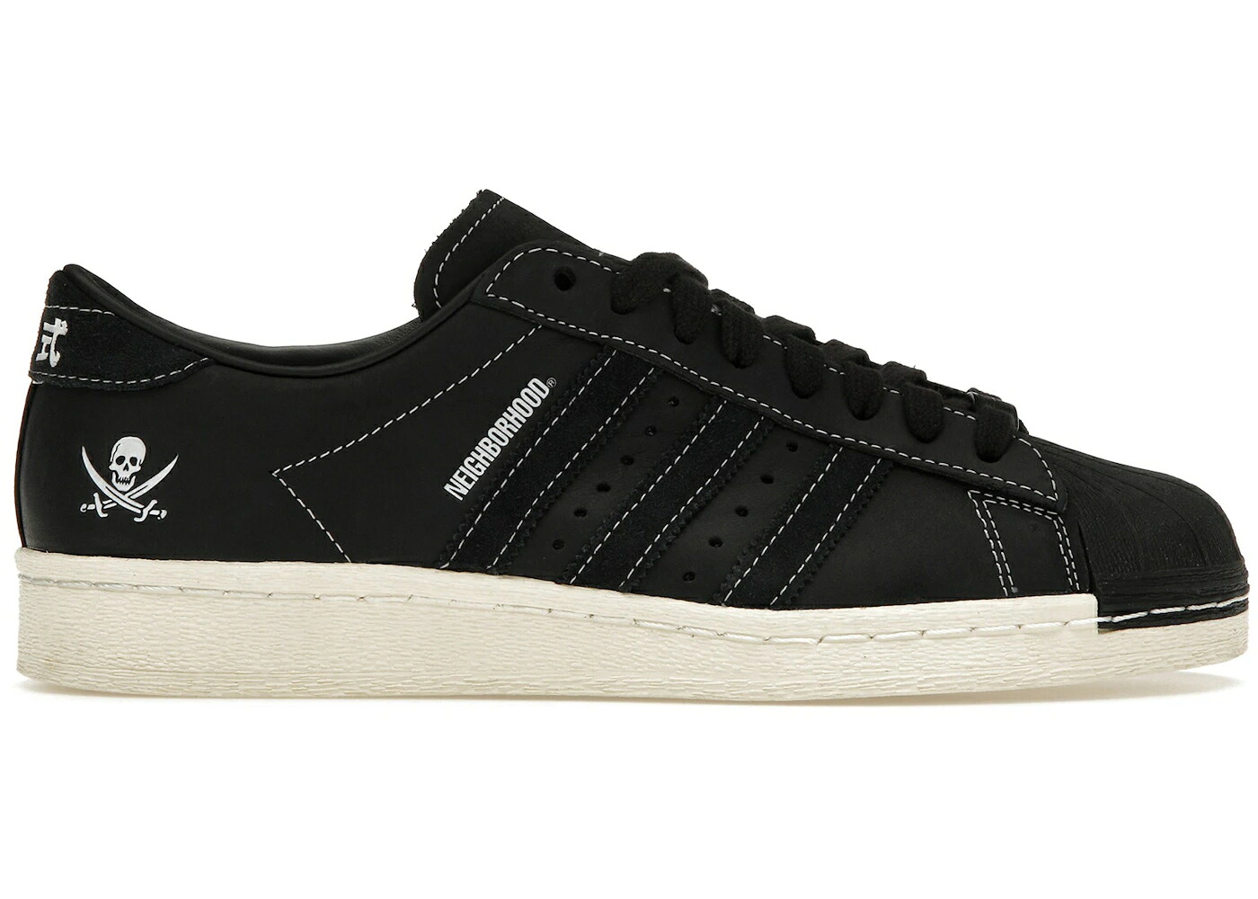 アディダス スーパースター コア 黒色 ブラック スニーカー メンズ ADIDAS SUPERSTAR NEIGHBORHOOD 30TH ANNIVERSARY / CORE BLACK CORE BLACK FOOTWEAR