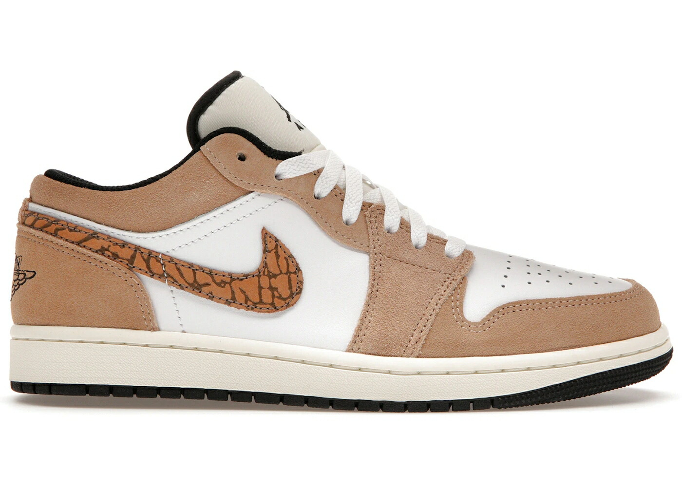 ナイキ ジョーダン 赤銅色 赤銅色 エレファント ゴールド 白いこと 白いこと スニーカー メンズ JORDAN 1 LOW SE BROWN ELEPHANT / HEMP METALLIC GOLD WHITE LIGHT