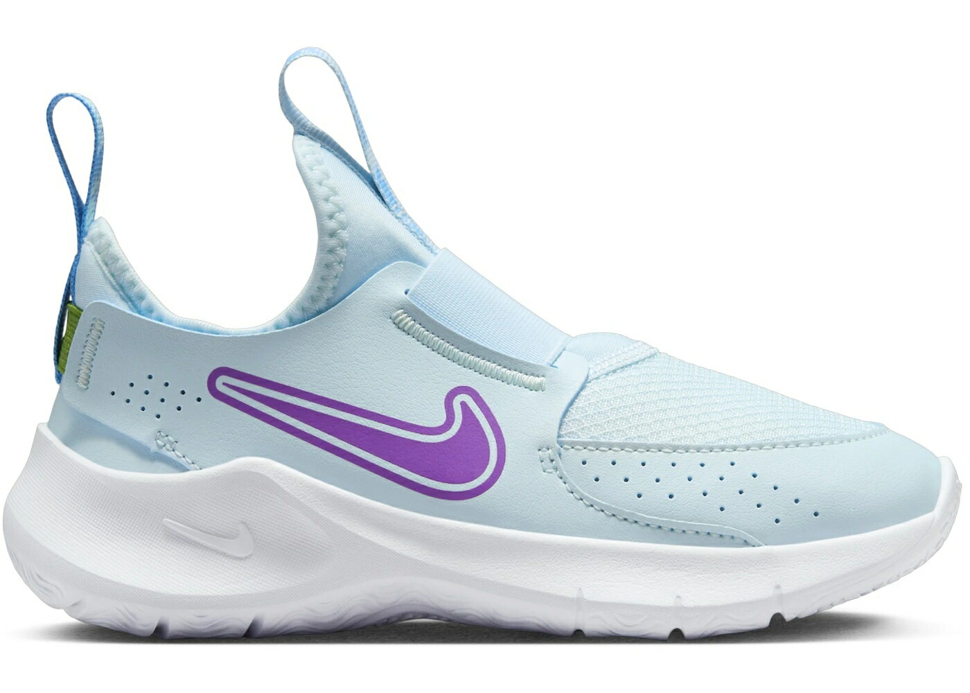 ナイキ 青味 青み 紫 相撲取り草 御坊っちゃん キッズ NIKE FLEX RUNNER 3 GLACIER BLUE UNIVERSITY CHLOROPHYLL HYPER VIOLET (なおなお書き) / GLACIER BLUE UNIVERSITY BLUE もの言う花 マタニティ スニーカー