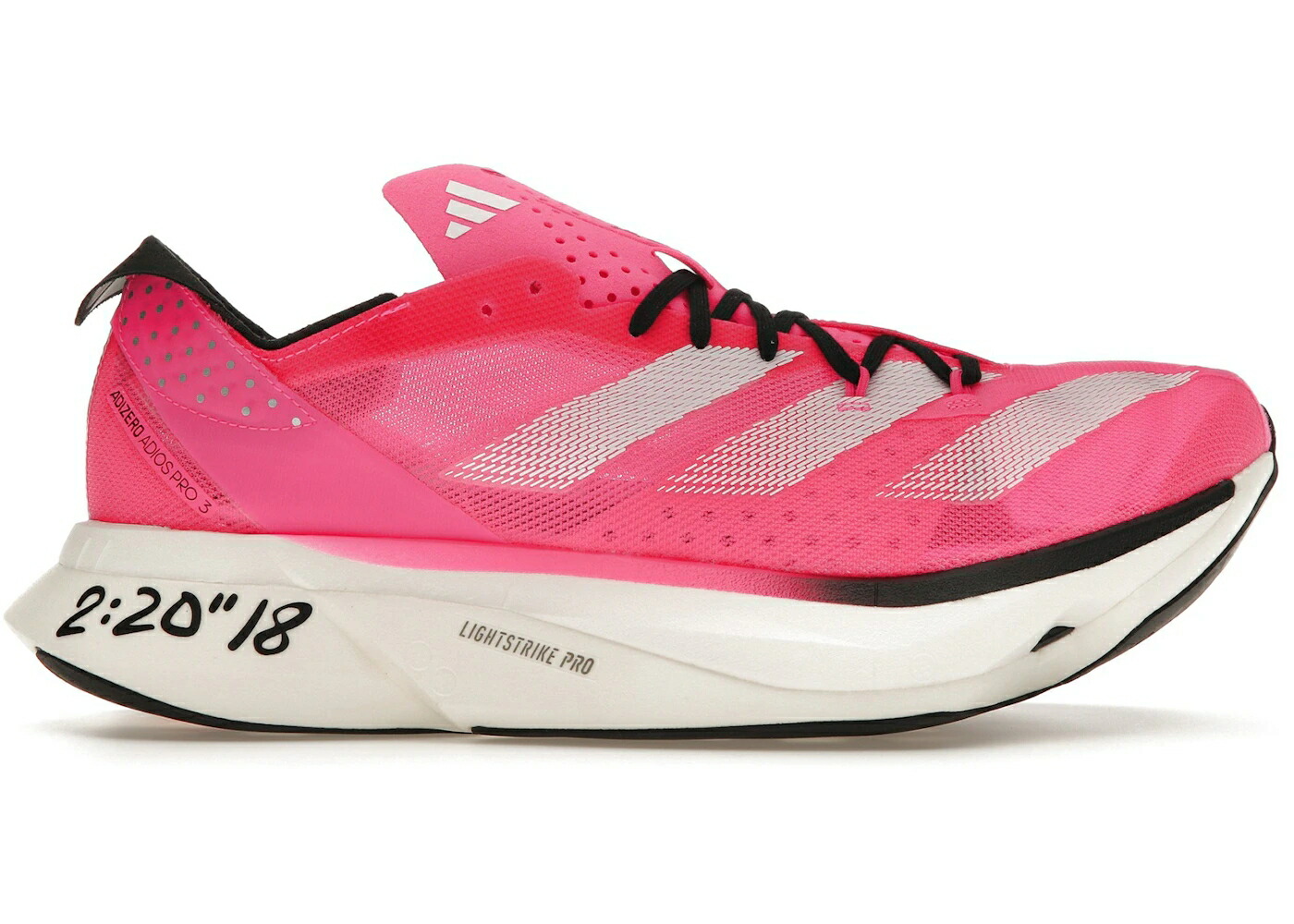 アディダス アディゼロ アディオス プロ ピンク 白色 ホワイト コア スニーカー メンズ ADIDAS ADIZERO ADIOS PRO 3 LUCID PINK CLOUD WHITE / LUCID PINK CLOUD WHITE CORE