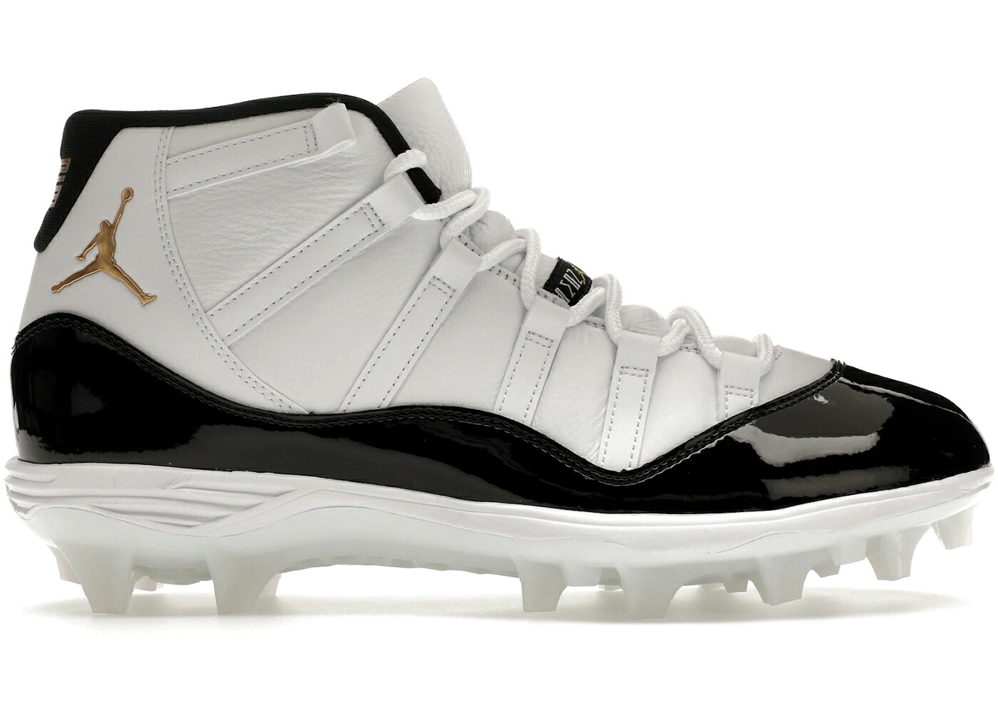 ナイキ ジョーダン ミッド 白いこと 白いこと 黒いこと 黒いこと ゴールド スニーカー メンズ JORDAN 11 MID TD CLEAT DMP GRATITUDE / WHITE BLACK METALLIC GOLD