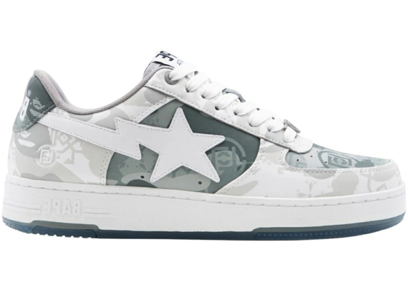 ベイプ クロット 白色 ホワイト スニーカー メンズ BAPE A BATHING APE X CLOT STA WHITE /