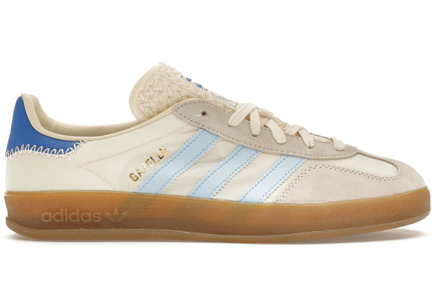 アディダス ガゼル 白色 ホワイト スカイ 青色 ブルー スニーカー メンズ ADIDAS GAZELLE INDOOR OFF WHITE CLEAR SKY / OFF WHITE CLEAR SKY BLUE