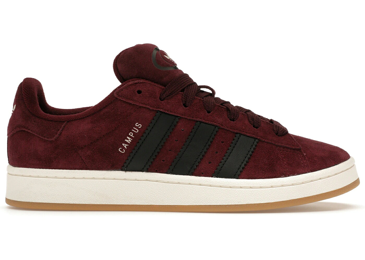 アディダス キャンパス マルーン コア 黒色 ブラック 白色 ホワイト スニーカー メンズ ADIDAS CAMPUS 00S MAROON / MAROON CORE BLACK OFF WHITE|スニケス